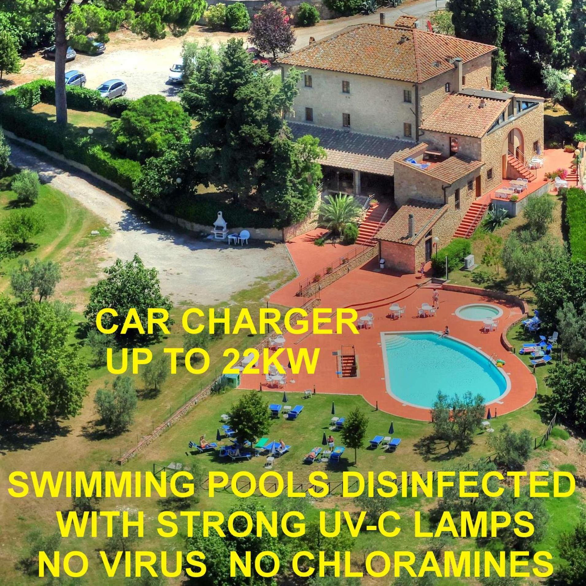 Hotel Residence Villa Rioddi Volterra Bagian luar foto